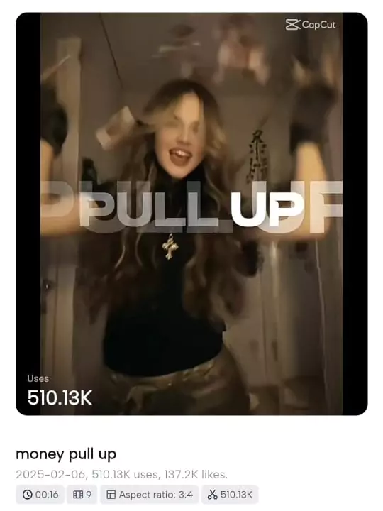 Money Pull Up Free Template 2