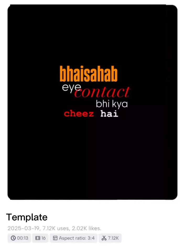eye contact
