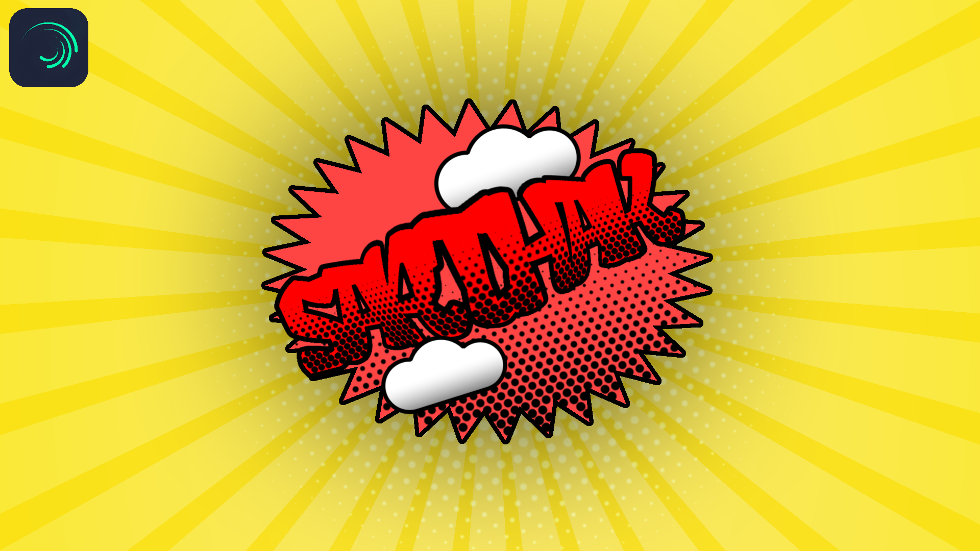Comic Text Alight Motion Preset XML free #3