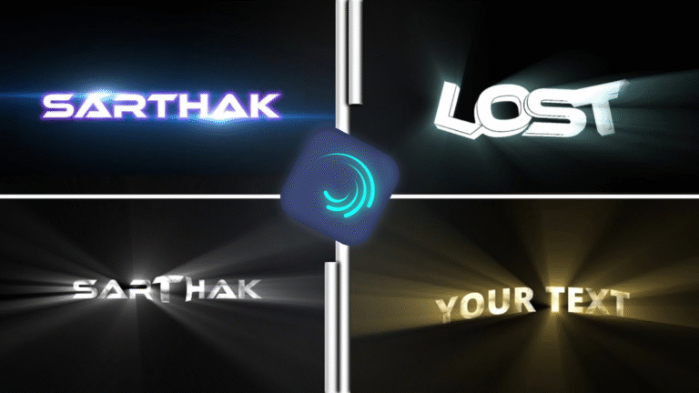 Rays Text Animation Preset Alight Motion Free #3 1 New Project 9 9CCD8C5