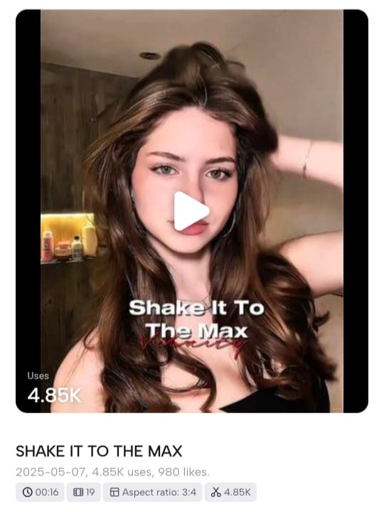 Shake It CapCut Template Link Free (100% Working) 2 Shake it capcut